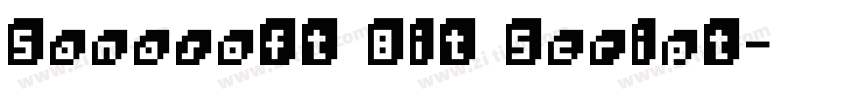 Sanasoft Bit Script字体转换